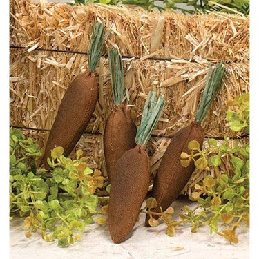 4 Set Mini Primitive Fabric Carrots - The Fox Decor